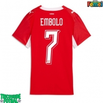 Echipament fotbal Elveția Breel Embolo #7 Tricou Acasa Mondial 2026 pentru femei maneca scurta