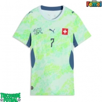 Echipament fotbal Elveția Breel Embolo #7 Tricou Deplasare Mondial 2026 pentru femei maneca scurta
