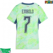 Echipament fotbal Elveția Breel Embolo #7 Tricou Deplasare Mondial 2026 pentru femei maneca scurta