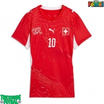 Echipament fotbal Elveția Granit Xhaka #10 Tricou Acasa Mondial 2026 pentru femei maneca scurta