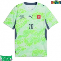 Echipament fotbal Elveția Granit Xhaka #10 Tricou Deplasare Mondial 2026 maneca scurta