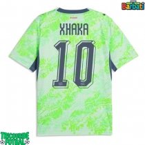 Echipament fotbal Elveția Granit Xhaka #10 Tricou Deplasare Mondial 2026 maneca scurta