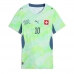Echipament fotbal Elveția Granit Xhaka #10 Tricou Deplasare Mondial 2026 pentru femei maneca scurta