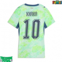 Echipament fotbal Elveția Granit Xhaka #10 Tricou Deplasare Mondial 2026 pentru femei maneca scurta