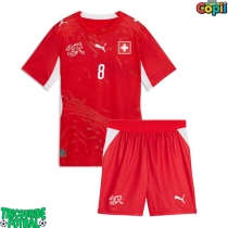 Echipament fotbal Elveția Remo Freuler #8 Tricou Acasa Mondial 2026 pentru copii maneca scurta (+ Pantaloni scurti)
