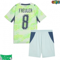 Echipament fotbal Elveția Remo Freuler #8 Tricou Deplasare Mondial 2026 pentru copii maneca scurta (+ Pantaloni scurti)