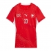 Echipament fotbal Elveția Ricardo Rodriguez #13 Tricou Acasa Mondial 2026 pentru femei maneca scurta