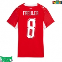 Echipament fotbal Elveția Ruben Vargas #17 Tricou Acasa Mondial 2026 pentru femei maneca scurta