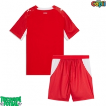 Echipament fotbal Elveția Tricou Acasa Mondial 2026 pentru copii maneca scurta (+ Pantaloni scurti)