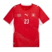 Echipament fotbal Elveția Zeki Amdouni #23 Tricou Acasa Mondial 2026 maneca scurta