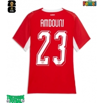 Echipament fotbal Elveția Zeki Amdouni #23 Tricou Acasa Mondial 2026 pentru femei maneca scurta