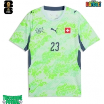 Echipament fotbal Elveția Zeki Amdouni #23 Tricou Deplasare Mondial 2026 maneca scurta