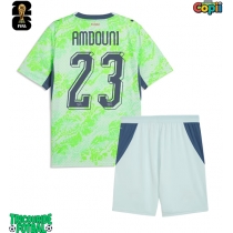 Echipament fotbal Elveția Zeki Amdouni #23 Tricou Deplasare Mondial 2026 pentru copii maneca scurta (+ Pantaloni scurti)