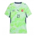 Echipament fotbal Elveția Zeki Amdouni #23 Tricou Deplasare Mondial 2026 pentru femei maneca scurta