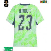 Echipament fotbal Elveția Zeki Amdouni #23 Tricou Deplasare Mondial 2026 pentru femei maneca scurta