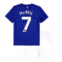 Echipament fotbal Everton Dwight McNeil #7 Tricou Acasa 2025-26 pentru copii maneca scurta (+ Pantaloni scurti)