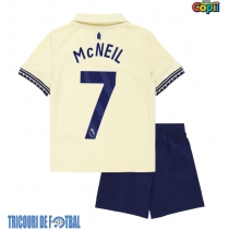 Echipament fotbal Everton Dwight McNeil #7 Tricou Deplasare 2025-26 pentru copii maneca scurta (+ Pantaloni scurti)