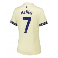 Echipament fotbal Everton Dwight McNeil #7 Tricou Deplasare 2025-26 pentru femei maneca scurta