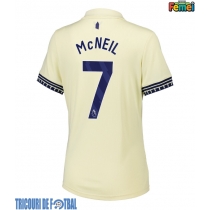 Echipament fotbal Everton Dwight McNeil #7 Tricou Deplasare 2025-26 pentru femei maneca scurta
