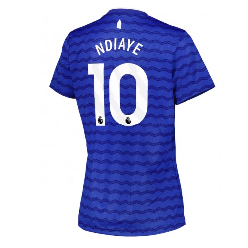 Echipament fotbal Everton Iliman Ndiaye #10 Tricou Acasa 2025-26 pentru femei maneca scurta Echipament fotbal Everton Iliman Ndiaye #10 Tricou Acasa 2025-26 pentru femei maneca scurta