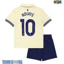 Echipament fotbal Everton Iliman Ndiaye #10 Tricou Deplasare 2025-26 pentru copii maneca scurta (+ Pantaloni scurti)