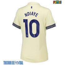 Echipament fotbal Everton Iliman Ndiaye #10 Tricou Deplasare 2025-26 pentru femei maneca scurta