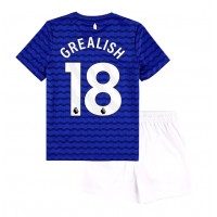 Echipament fotbal Everton Jack Grealish #18 Tricou Acasa 2025-26 pentru copii maneca scurta (+ Pantaloni scurti)
