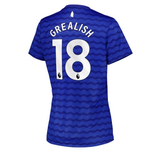 Echipament fotbal Everton Jack Grealish #18 Tricou Acasa 2025-26 pentru femei maneca scurta Echipament fotbal Everton Jack Grealish #18 Tricou Acasa 2025-26 pentru femei maneca scurta