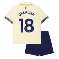 Echipament fotbal Everton Jack Grealish #18 Tricou Deplasare 2025-26 pentru copii maneca scurta (+ Pantaloni scurti)