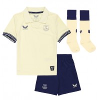 Echipament fotbal Everton Jarrad Branthwaite #32 Tricou Deplasare 2025-26 pentru copii maneca scurta (+ Pantaloni scurti)