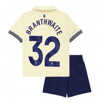 Echipament fotbal Everton Jarrad Branthwaite #32 Tricou Deplasare 2025-26 pentru copii maneca scurta (+ Pantaloni scurti)