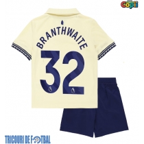 Echipament fotbal Everton Jarrad Branthwaite #32 Tricou Deplasare 2025-26 pentru copii maneca scurta (+ Pantaloni scurti)