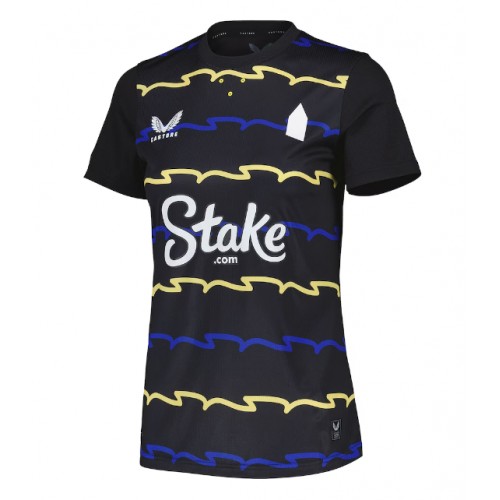 Echipament fotbal Everton Jarrad Branthwaite #32 Tricou Treilea 2025-26 pentru femei maneca scurta Echipament fotbal Everton Jarrad Branthwaite #32 Tricou Treilea 2025-26 pentru femei maneca scurta