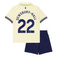 Echipament fotbal Everton Kiernan Dewsbury-Hall #22 Tricou Deplasare 2025-26 pentru copii maneca scurta (+ Pantaloni scurti)