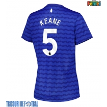Echipament fotbal Everton Michael Keane #5 Tricou Acasa 2025-26 pentru femei maneca scurta