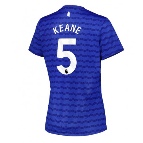 Echipament fotbal Everton Michael Keane #5 Tricou Acasa 2025-26 pentru femei maneca scurta Echipament fotbal Everton Michael Keane #5 Tricou Acasa 2025-26 pentru femei maneca scurta