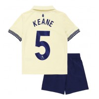 Echipament fotbal Everton Michael Keane #5 Tricou Deplasare 2025-26 pentru copii maneca scurta (+ Pantaloni scurti)