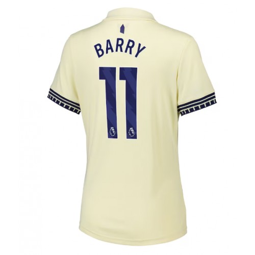 Echipament fotbal Everton Thierno Barry #11 Tricou Deplasare 2025-26 pentru femei maneca scurta Echipament fotbal Everton Thierno Barry #11 Tricou Deplasare 2025-26 pentru femei maneca scurta