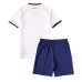 Echipament fotbal Everton Tricou Deplasare 2026-27 pentru copii maneca scurta (+ Pantaloni scurti)