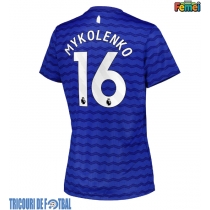 Echipament fotbal Everton Vitaliy Mykolenko #16 Tricou Acasa 2025-26 pentru femei maneca scurta