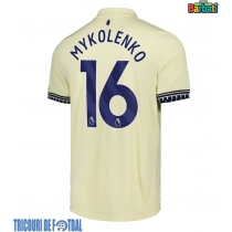 Echipament fotbal Everton Vitaliy Mykolenko #16 Tricou Deplasare 2025-26 maneca scurta