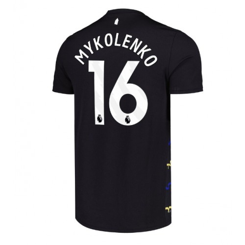 Echipament fotbal Everton Vitaliy Mykolenko #16 Tricou Treilea 2025-26 maneca scurta Echipament fotbal Everton Vitaliy Mykolenko #16 Tricou Treilea 2025-26 maneca scurta