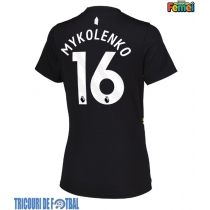 Echipament fotbal Everton Vitaliy Mykolenko #16 Tricou Treilea 2025-26 pentru femei maneca scurta