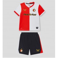Echipament fotbal Feyenoord Tricou Acasa 2025-26 pentru copii maneca scurta (+ Pantaloni scurti)