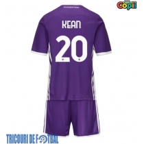 Echipament fotbal Fiorentina Moise Kean #20 Tricou Acasa 2025-26 pentru copii maneca scurta (+ Pantaloni scurti)