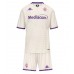 Echipament fotbal Fiorentina Moise Kean #20 Tricou Deplasare 2025-26 pentru copii maneca scurta (+ Pantaloni scurti)