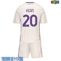 Echipament fotbal Fiorentina Moise Kean #20 Tricou Deplasare 2025-26 pentru copii maneca scurta (+ Pantaloni scurti)