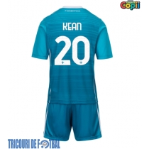 Echipament fotbal Fiorentina Moise Kean #20 Tricou Treilea 2025-26 pentru copii maneca scurta (+ Pantaloni scurti)