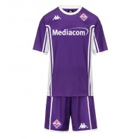 Echipament fotbal Fiorentina Tricou Acasa 2025-26 pentru copii maneca scurta (+ Pantaloni scurti)