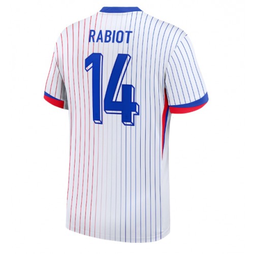 Echipament fotbal Franţa Adrien Rabiot #14 Tricou Deplasare European 2024 maneca scurta Echipament fotbal Franţa Adrien Rabiot #14 Tricou Deplasare European 2024 maneca scurta